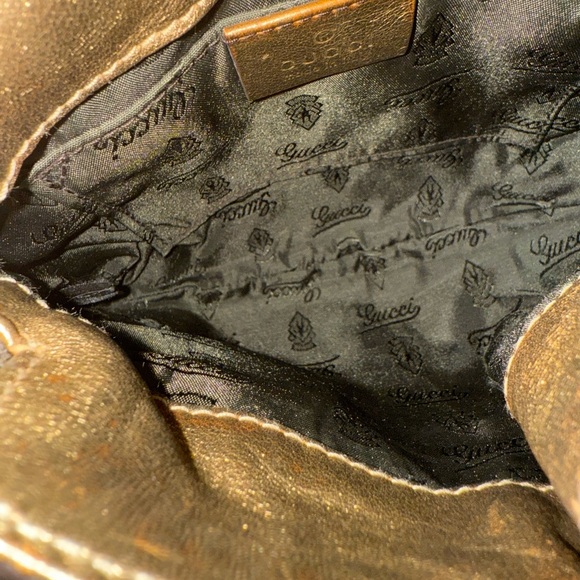 Gucci Indi Mini Brown and Gold Women's Handbag - Picture 11 of 14